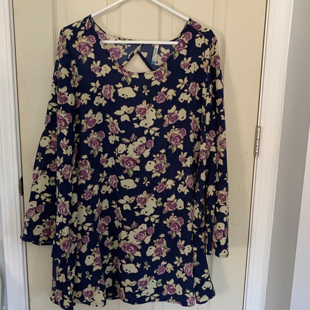 Floral Long Sleeve Dress
